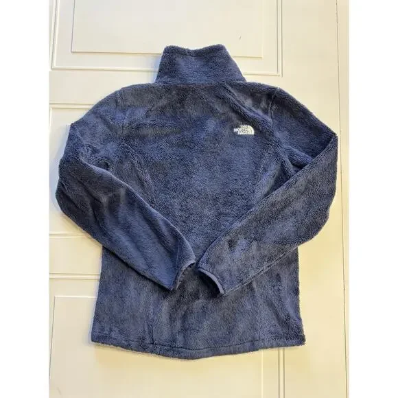 The North Face Fleece Blue Sherpa Full Zip Jacket Women’s Size Small - Picture 6 of 6